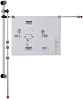 Klemboy wandhouder grijs incl.2xarm A0-2