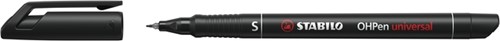 Viltstift STABILO OHpen permanent 841/46 rond 0.4mm zwart
