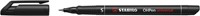 Viltstift STABILO OHpen permanent 841/46 rond 0.4mm zwart