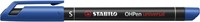 Viltstift STABILO OHpen permanent 841/41 rond 0.4mm blauw-2