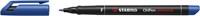 Viltstift STABILO OHpen permanent 842/41 rond 0.7mm blauw