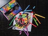 Viltstift STABILO Cappi 168/12-1-20 assorti pk/12-3