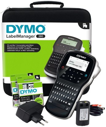 Labelprinter Dymo LM280 incl. koffer + oplaadbare accu + adapter -2