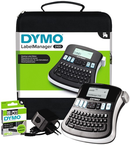 Labelprinter Dymo LM210D incl. koffer + adapter 