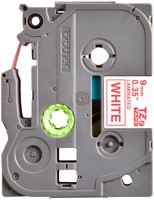 Brothertape TZE-222  9mm rood op wit-2