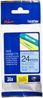 Brothertape TZE-551 24mm zwart op blauw