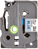 Brothertape TZE-551 24mm zwart op blauw-2