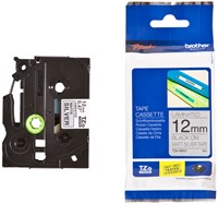 Brothertape TZE-M931 12mm zwart op mat zilver-3