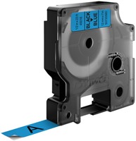 Dymotape D1 12mm zwart op blauw 45016 -3