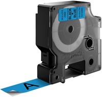 Dymotape D1 19mm zwart op blauw 45806-3