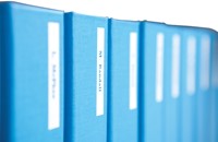 Dymotape D1  9mm blauw op wit 40914-4