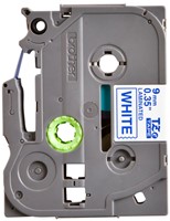 Brothertape TZE-223  9mm blauw op wit-2