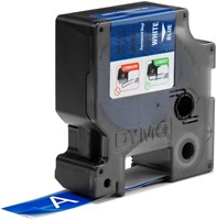 Dymotape Rhino Vinyl 19mm wit op blauw 1805417-2