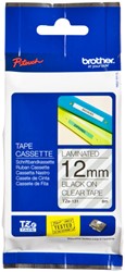 Brothertape TZE-131 12mm zwart op transparant 