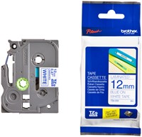 Brothertape TZE-233 12mm blauw op wit -3