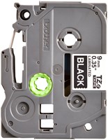 Brothertape TZE-325  9mm wit op zwart -2