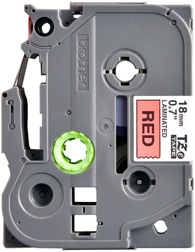 Brothertape TZE-441 18mm zwart op rood -2