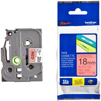 Brothertape TZE-441 18mm zwart op rood -3