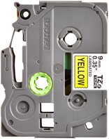 Brothertape TZE-621  9mm zwart op geel -2