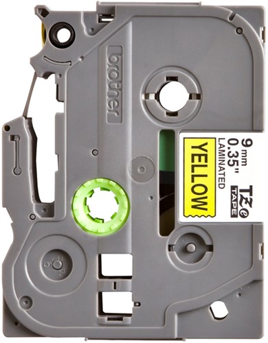 Brothertape TZE-621  9mm zwart op geel -2
