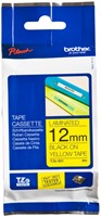 Brothertape TZE-631 12mm zwart op geel 