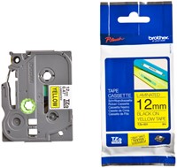 Brothertape TZE-631 12mm zwart op geel -3
