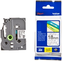 Brothertape TZE-141 18mm zwart op transparant -3