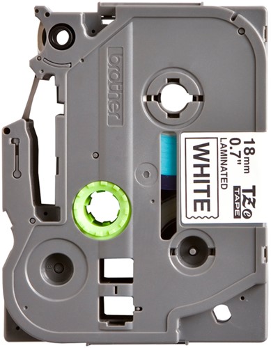 Brothertape TZE-241 18mm zwart op wit-2