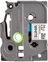 Brothertape TZE-251 24mm zwart op wit -2