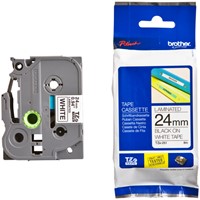 Brothertape TZE-251 24mm zwart op wit -3