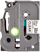 Brothertape TZE-151 24mm zwart op transparant -2