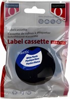 Dymotape LetraTag plastic zwart op wit 91201 Quantore-2
