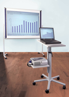 Beamertafel Maul Pro grijs incl. stekkerdoos-3