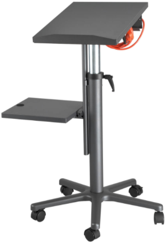Beamertafel Maul Pro antraciet incl. stekkerdoos