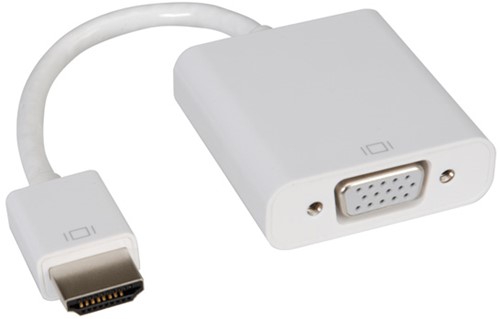 Adapter HDMI male naar VGA female