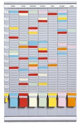 Planbord Lynx week 35-vaks grijs