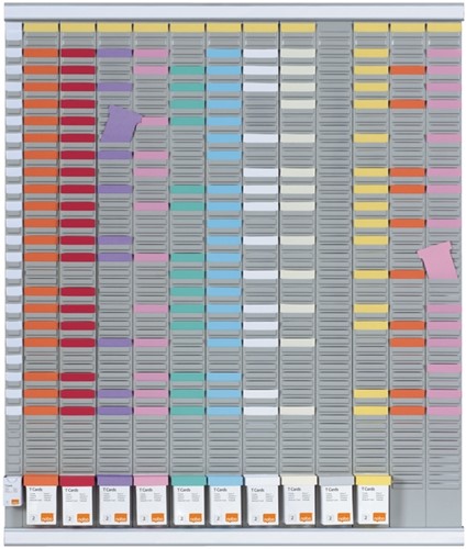 Jaarplanner Nobo 12 panelen met 54 sleuven nr.2