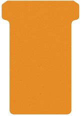 T-kaarten breedte 2 oranje pk/100