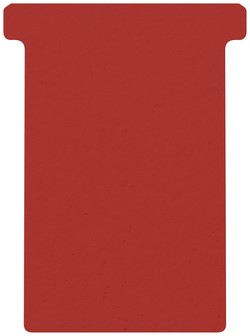 T-kaarten breedte 3 rood pk/100