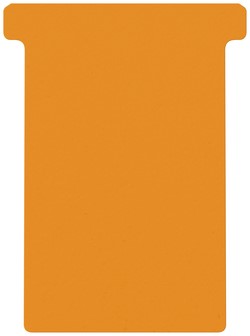 T-kaarten breedte 3 oranje pk/100