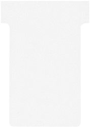 T-kaarten Nobo breedte 2 wit 48,5mm pk/100