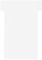 T-kaarten Nobo breedte 2 wit 48,5mm pk/100