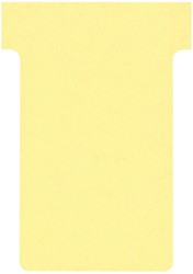 T-kaarten Nobo breedte 2 geel 48,5mm pk/100