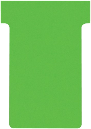 T-kaarten Nobo breedte 2 groen 48,5mm pk/100