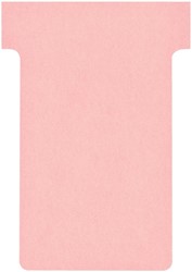 T-kaarten Nobo breedte 2 roze 48,5mm pk/100