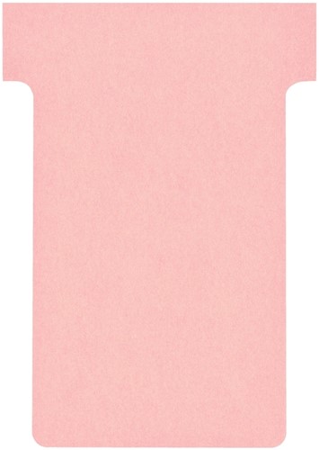 T-kaarten Nobo breedte 2 roze 48,5mm pk/100