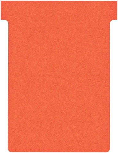 T-kaarten Nobo breedte 3 rood 80mm pk/100