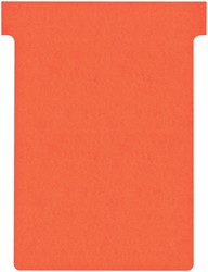 T-kaarten Nobo breedte 3 rood 80mm pk/100