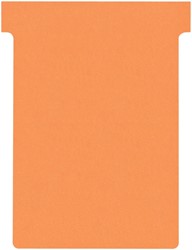 T-kaarten Nobo breedte 3 oranje 80mm pk/100