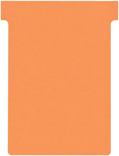 T-kaarten Nobo breedte 3 oranje 80mm pk/100